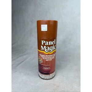 Vintage Panel Magic Cleaner 13oz Wood Paneling Trim Polish Shine Restore Rare